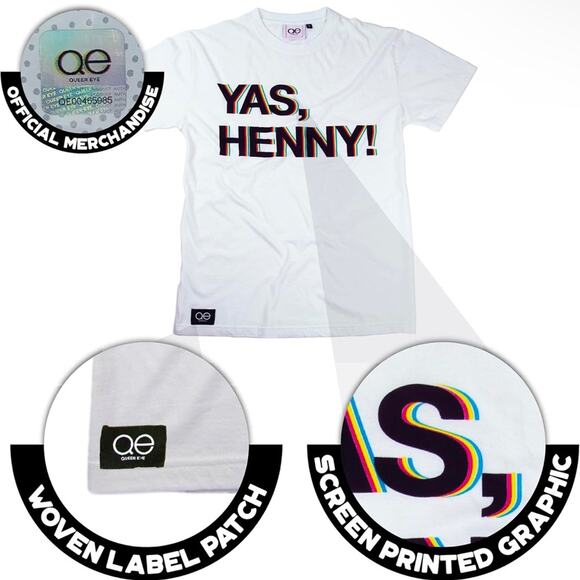 QUEER EYE White YAS Henny Tee Size Large New w/ Tag Factory Sealed MSRP $30 SOO - Picture 6 of 10